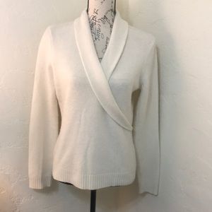 Ralph Lauren Cream V-Neck Sweater